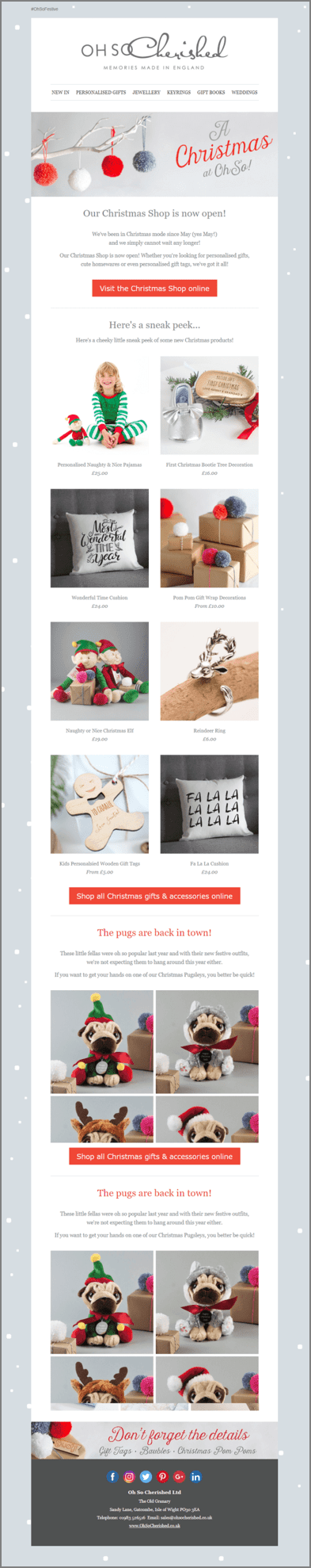 Mailerlite Free Christmas Email Template