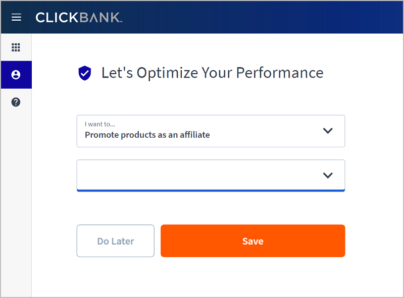 ClickBank Profile Setting